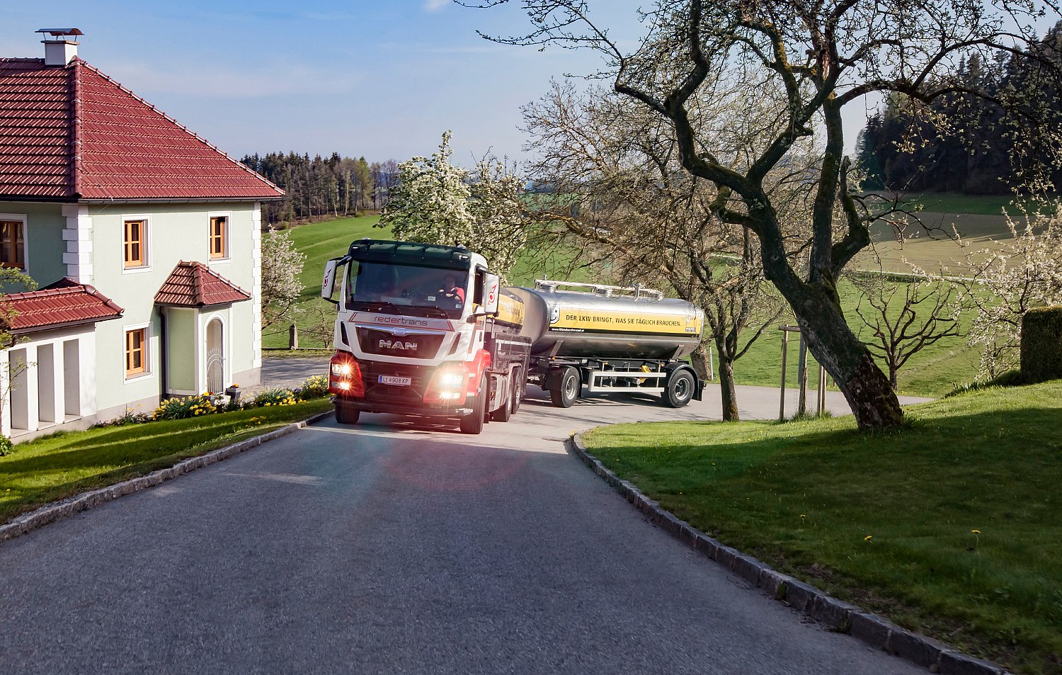 REDER Transporte - Milchsammellogistik